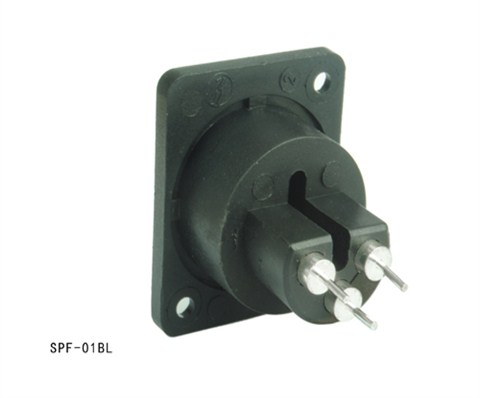 Xlr panel mount connector SPF-01BL